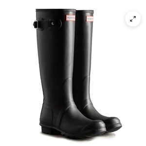✨Hunter Classic Black Boots with Buckle